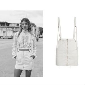 For love and lemons monika overall mini skirt